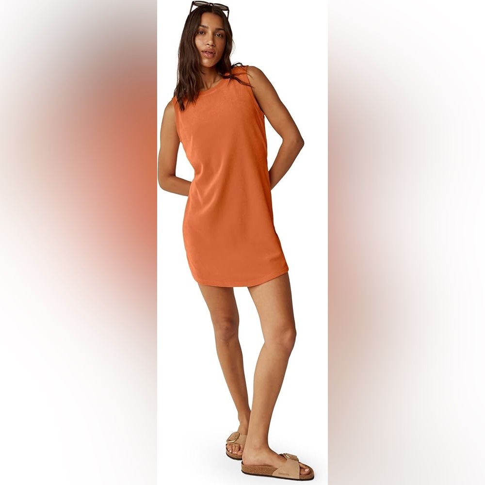 Beyond Yoga Out of Town Dress in Orange